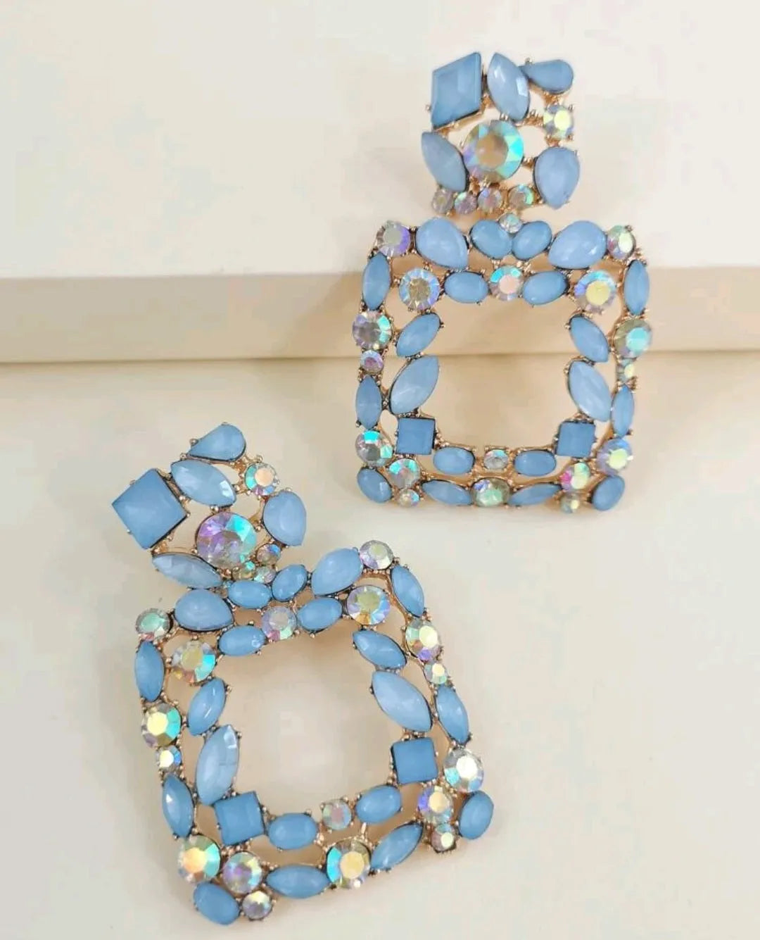 Rhinestone Statement Earrings