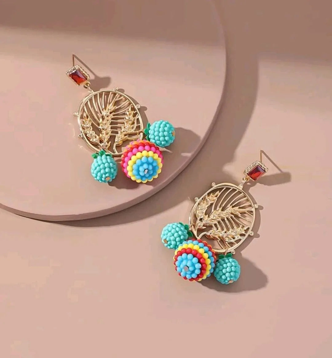 Summer Breeze Seed Bead Glam Earrings - The Bling Barn