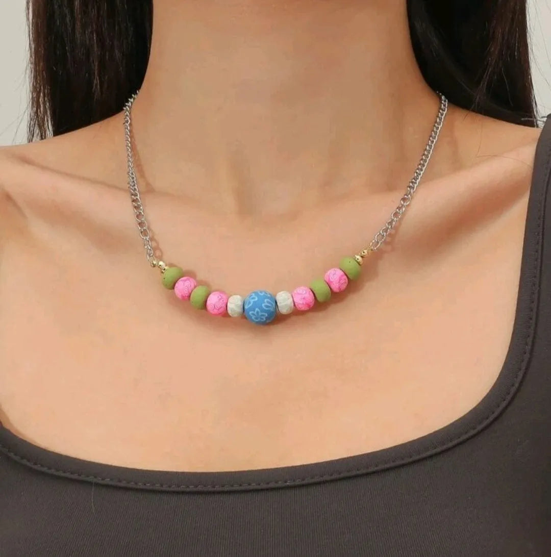 Simply Stated Dainty Beaded Necklace - The Bling Barn