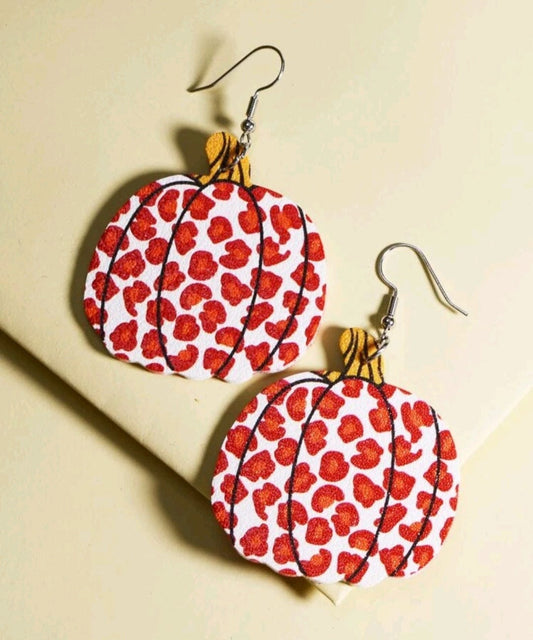 Harvest Festival Pumpkin Earrings - The Bling Barn western fashion jewelry