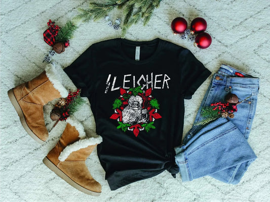 Christmas Sleigher Shirt - The Bling Barn western fashion jewelry