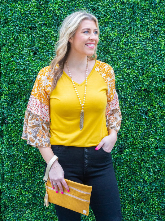 Oh Hello Sunshine Blouse Top - The Bling Barn