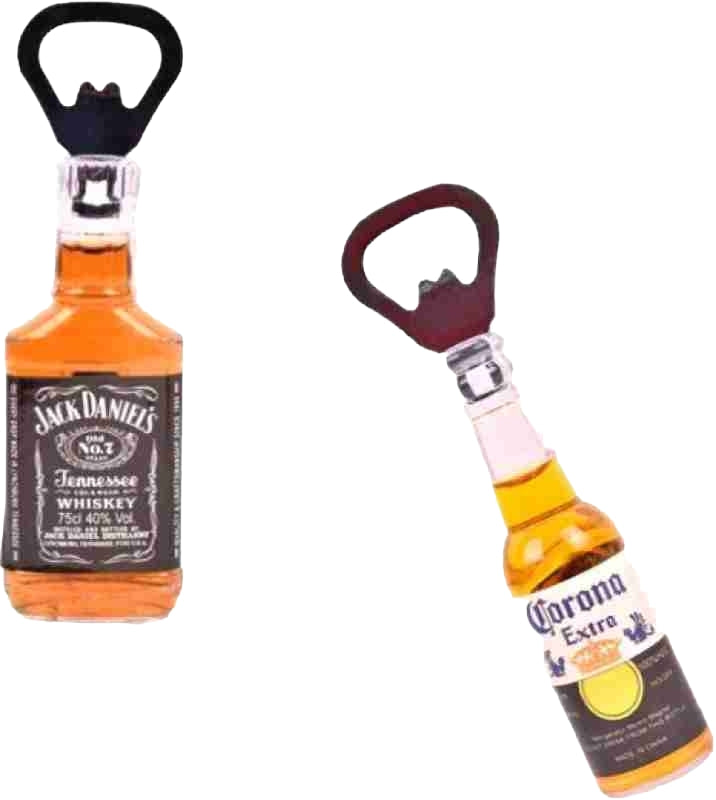 Liquor Bottle Novelty Fridge Magnet