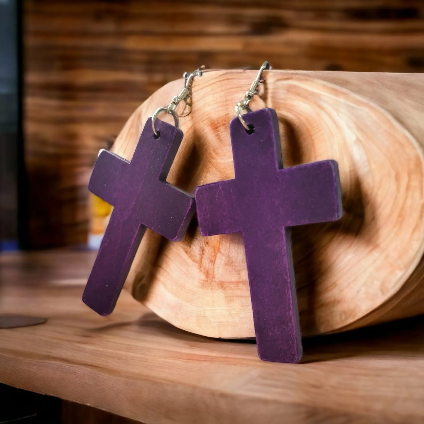 The Cross Makes a Statement Earrings