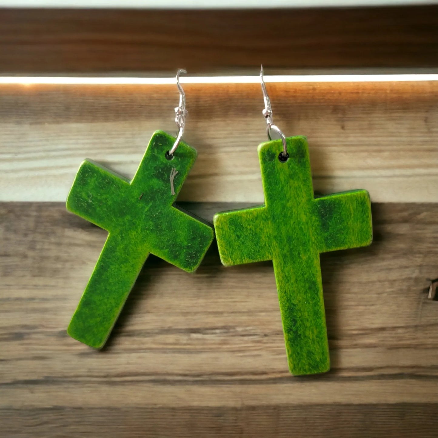 The Cross Makes a Statement Earrings