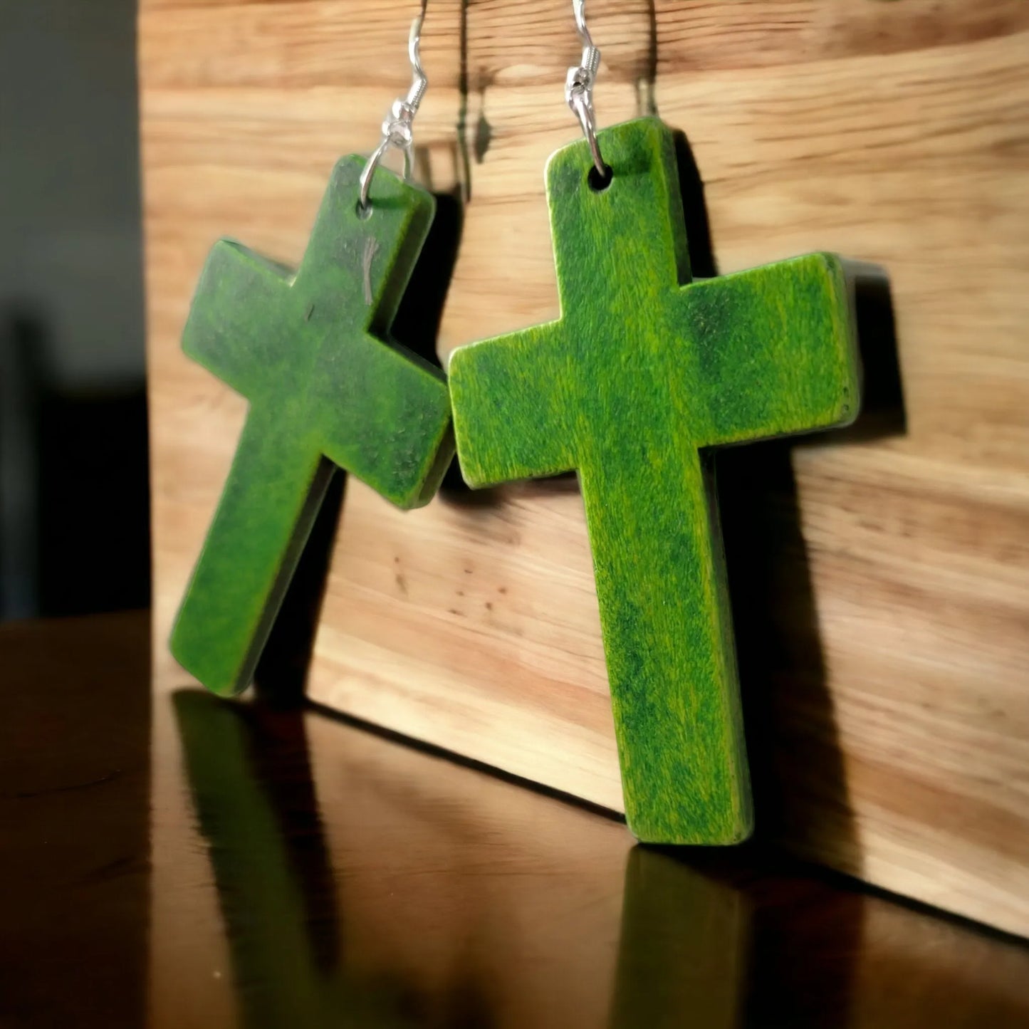 The Cross Makes a Statement Earrings