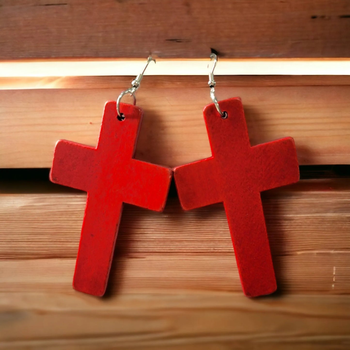 The Cross Makes a Statement Earrings