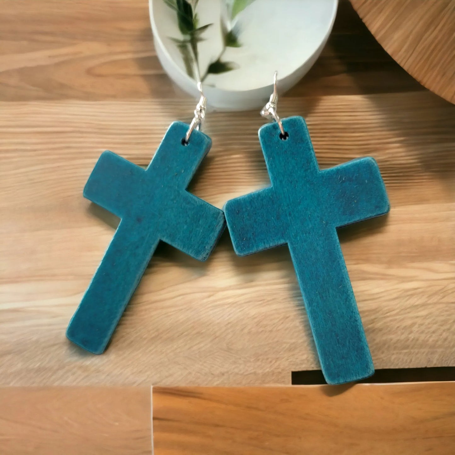 The Cross Makes a Statement Earrings