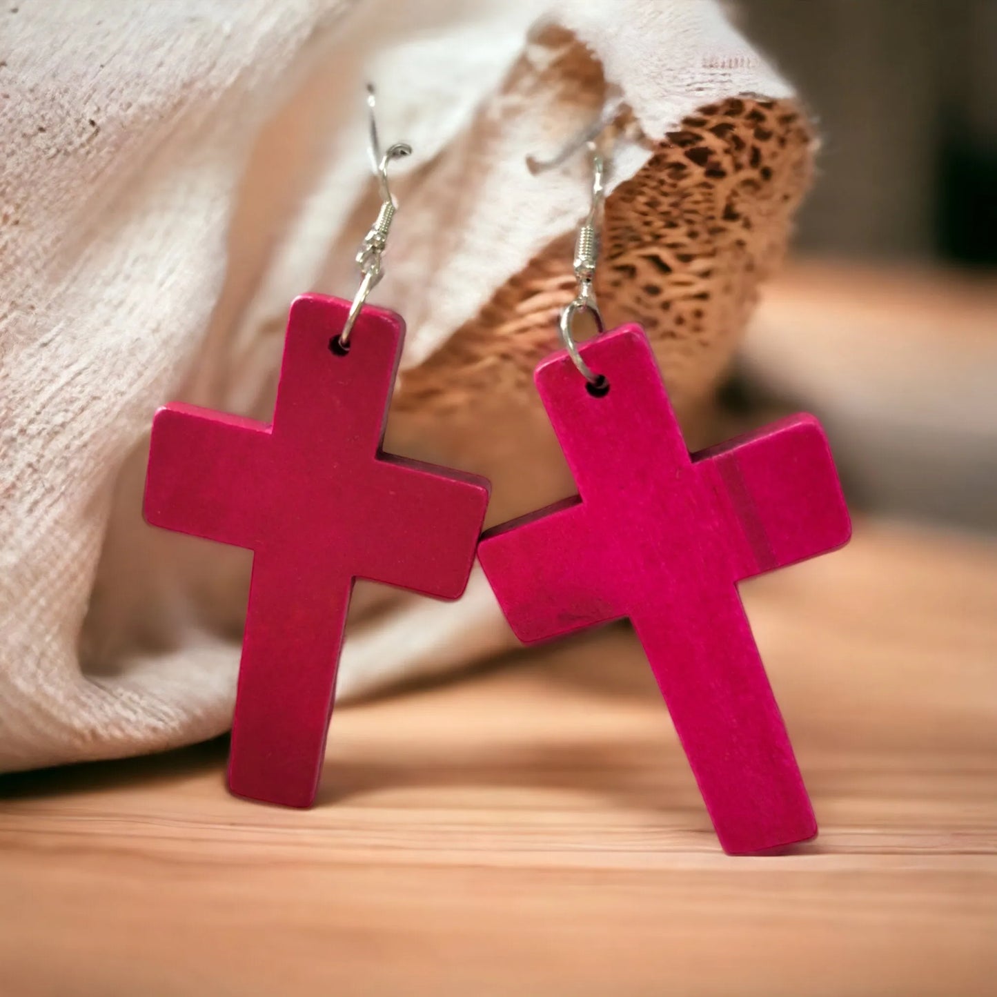 The Cross Makes a Statement Earrings