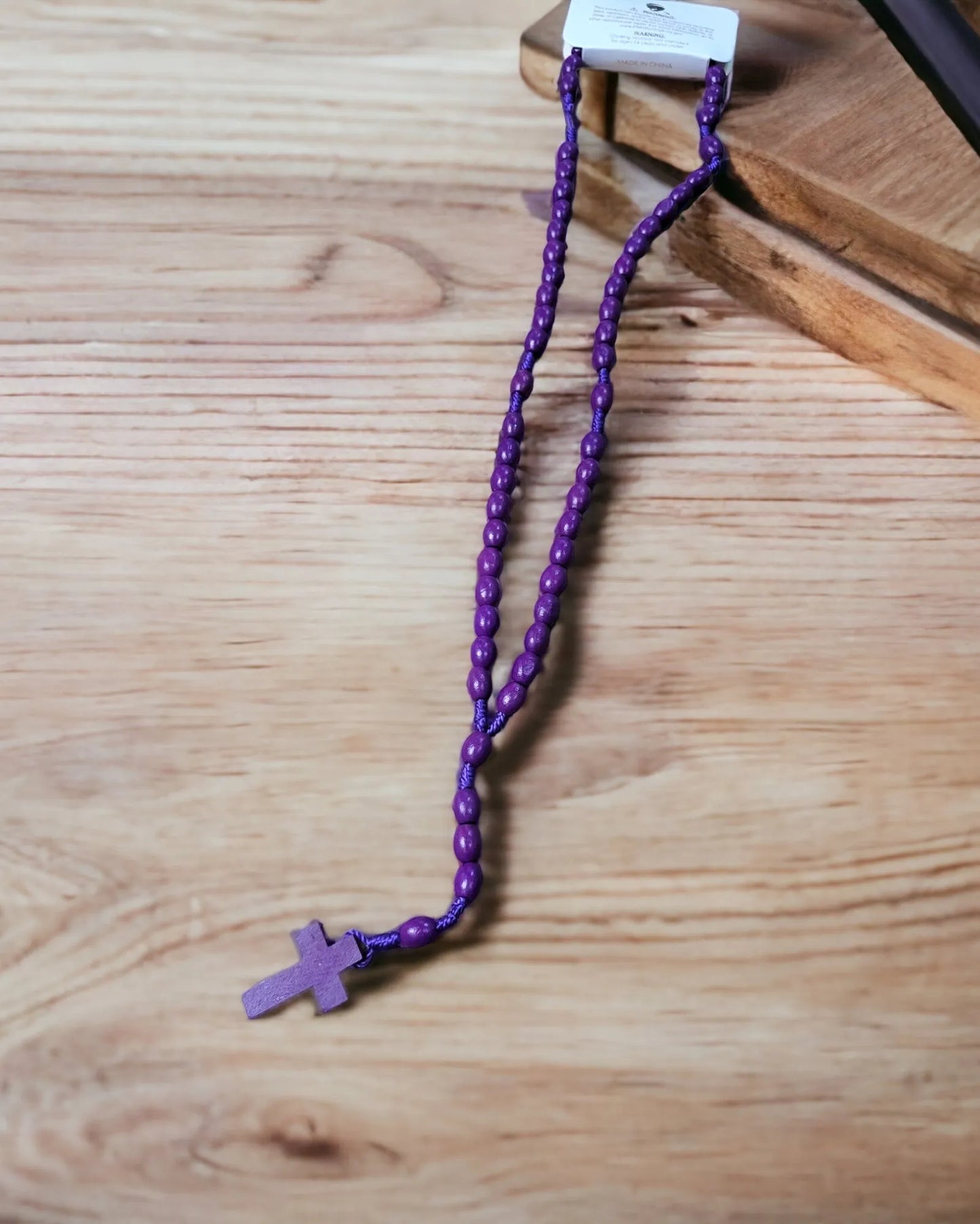 Bright Colored Wood Rosaries