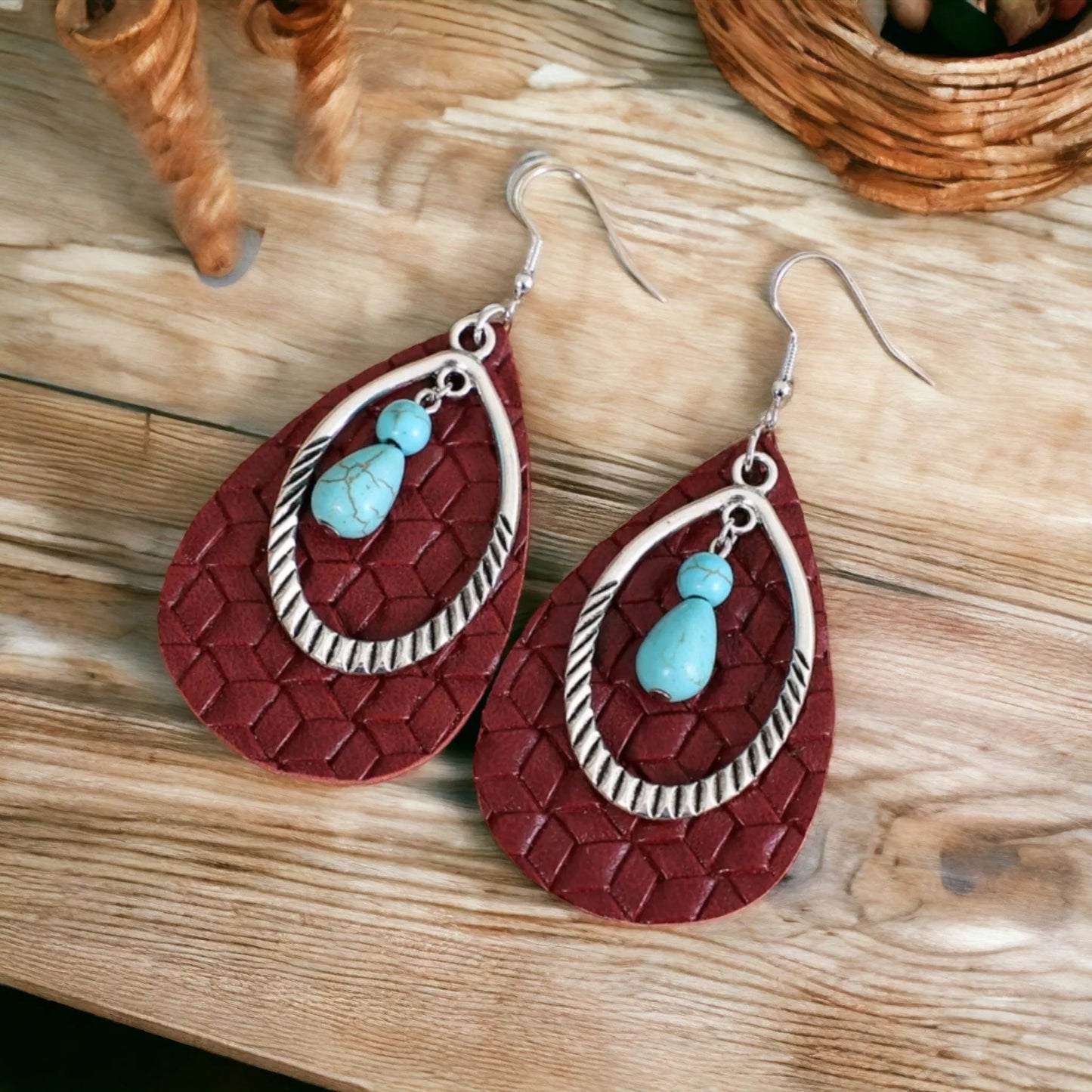 Royal Western Teardrop Earrings