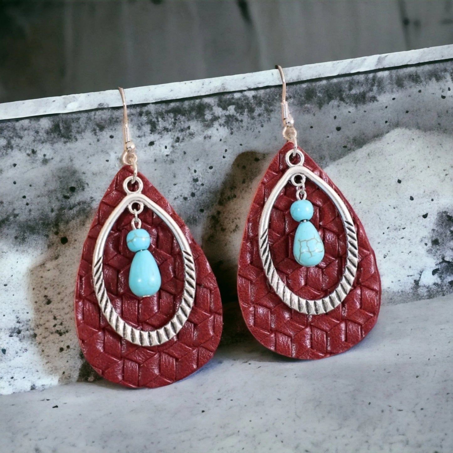 Royal Western Teardrop Earrings