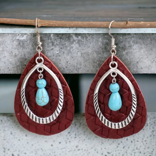 Royal Western Teardrop Earrings