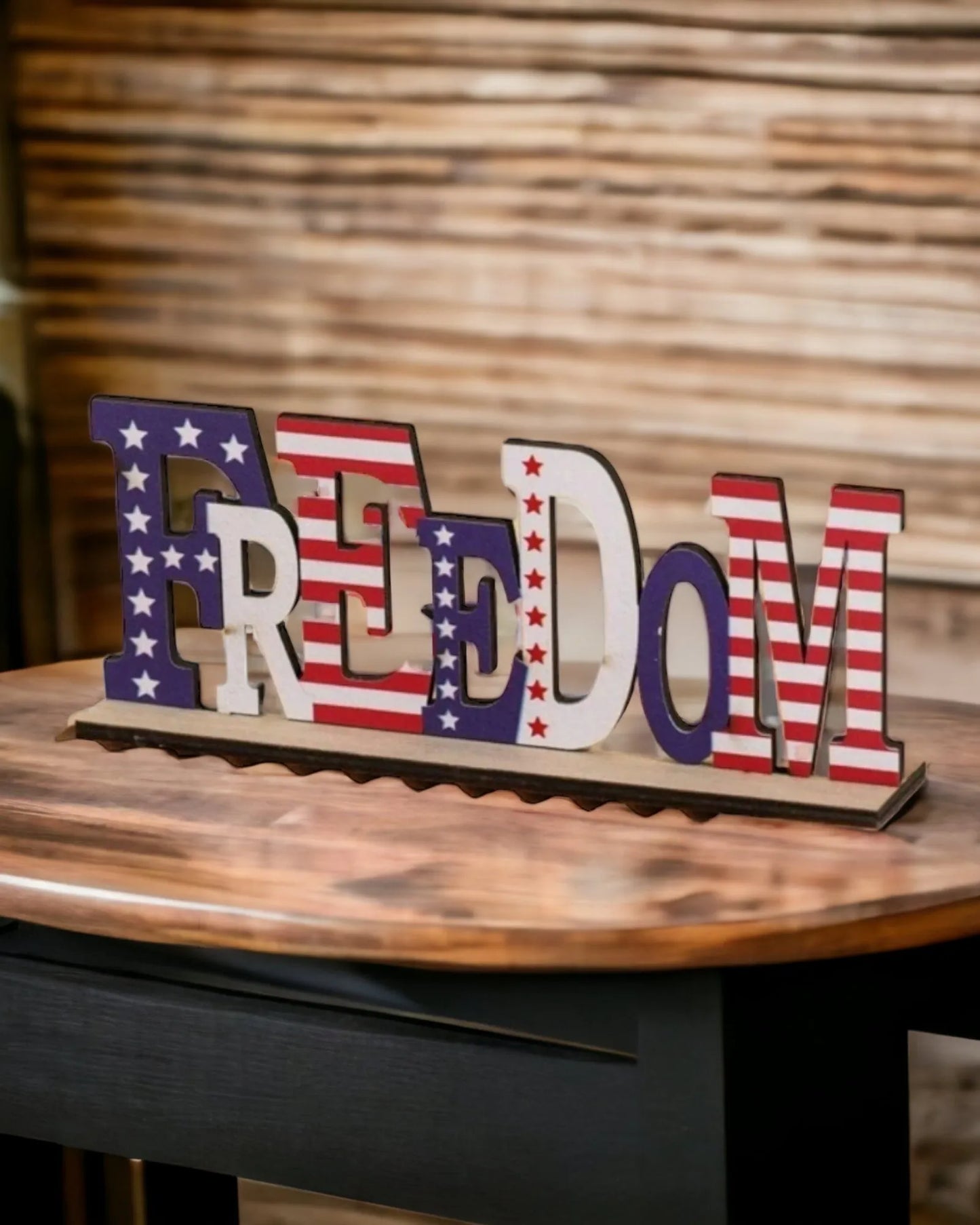 Table Top Patriotic Freedom Décor