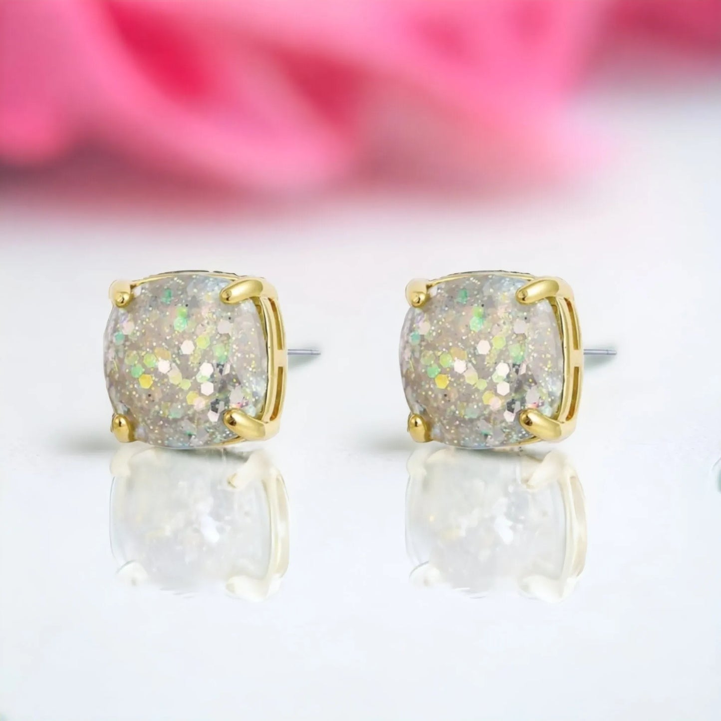 Throw Glitter On It Stud Earrings