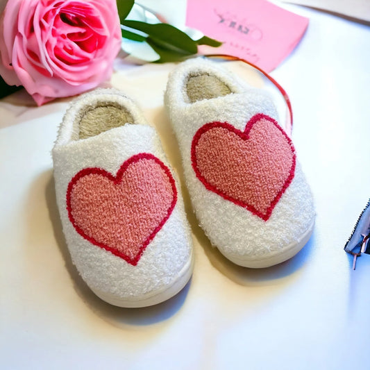 Heartbreaker Plush Slip On House Slippers