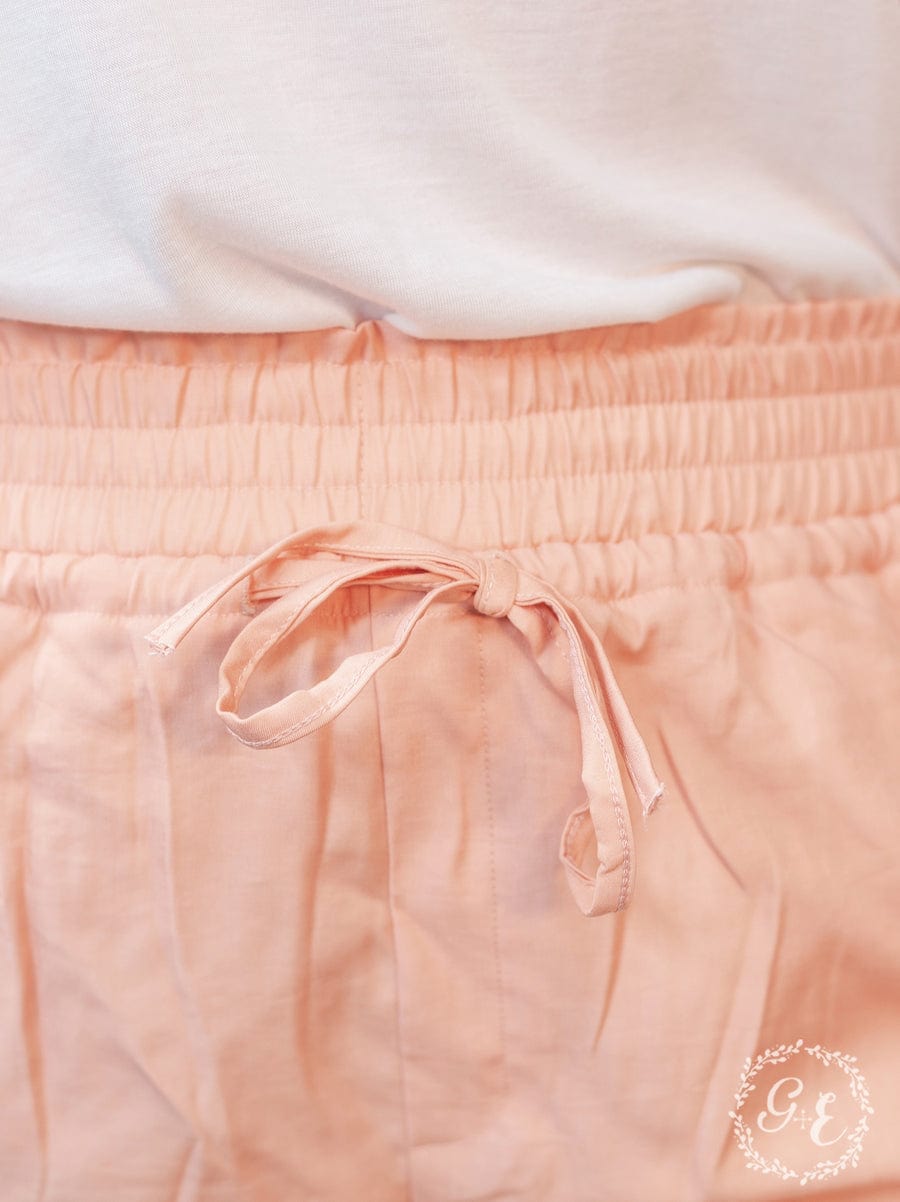 Perfect Peach Pairing Shorts - The Bling Barn