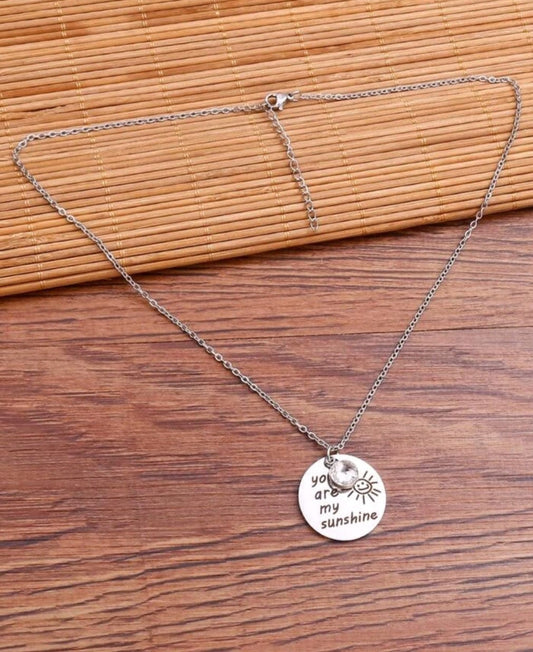 You Are My Sunshine Necklace - The Bling Barn