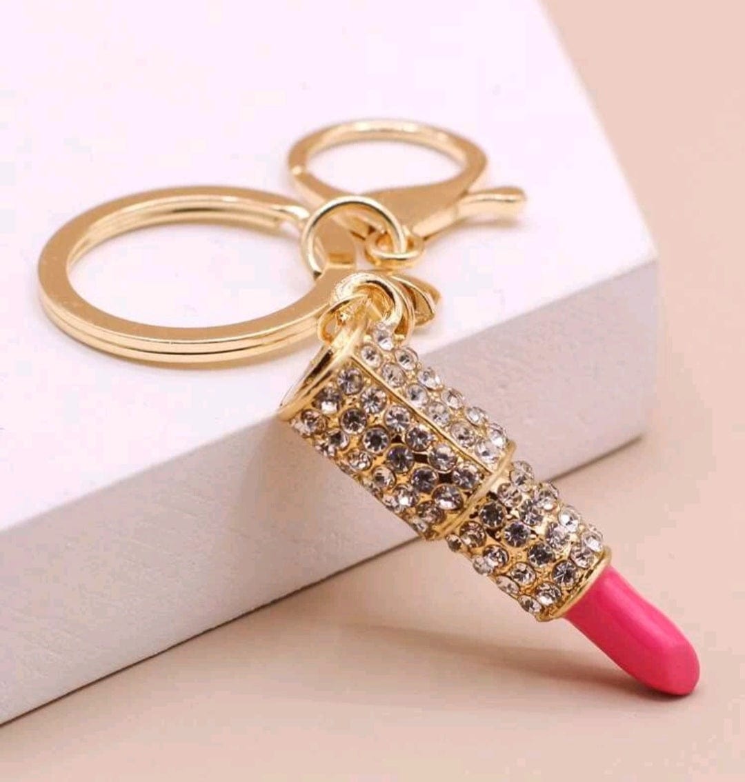 Get Ready To Glow Lipstick Keychain - The Bling Barn