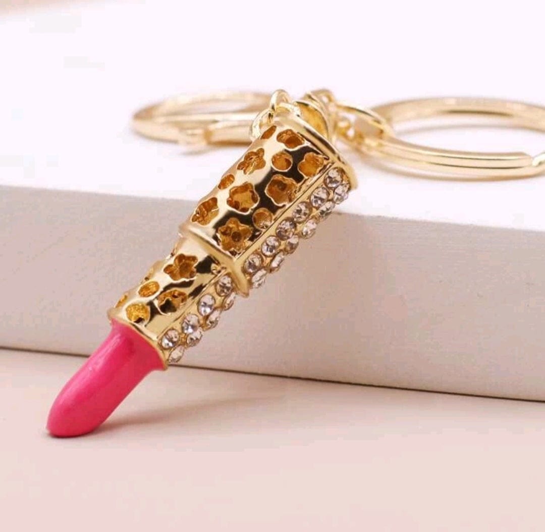 Get Ready To Glow Lipstick Keychain - The Bling Barn