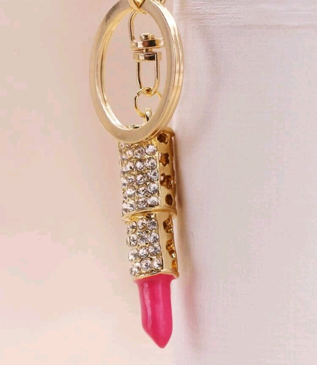 Get Ready To Glow Lipstick Keychain - The Bling Barn