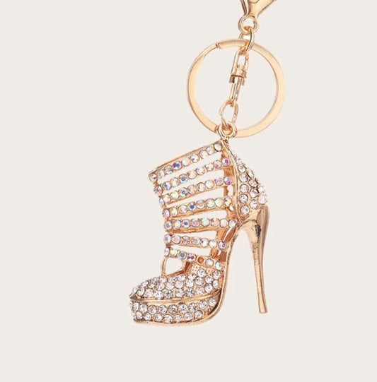 Walking In Heels and Sparkling Keychain - The Bling Barn
