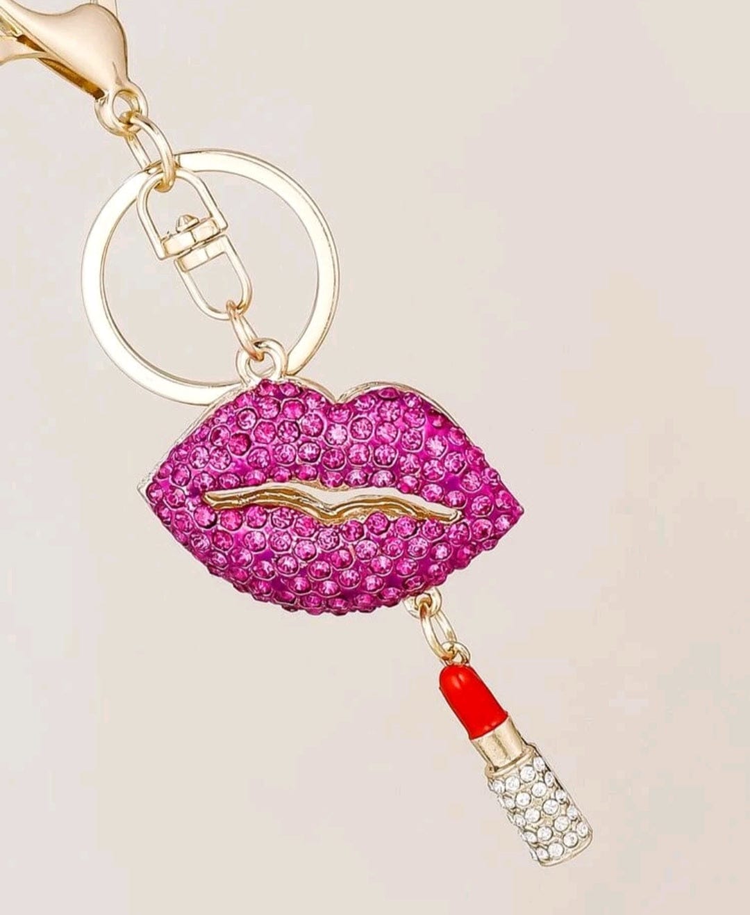 These Lips Don't Lie Keychain - The Bling Barn