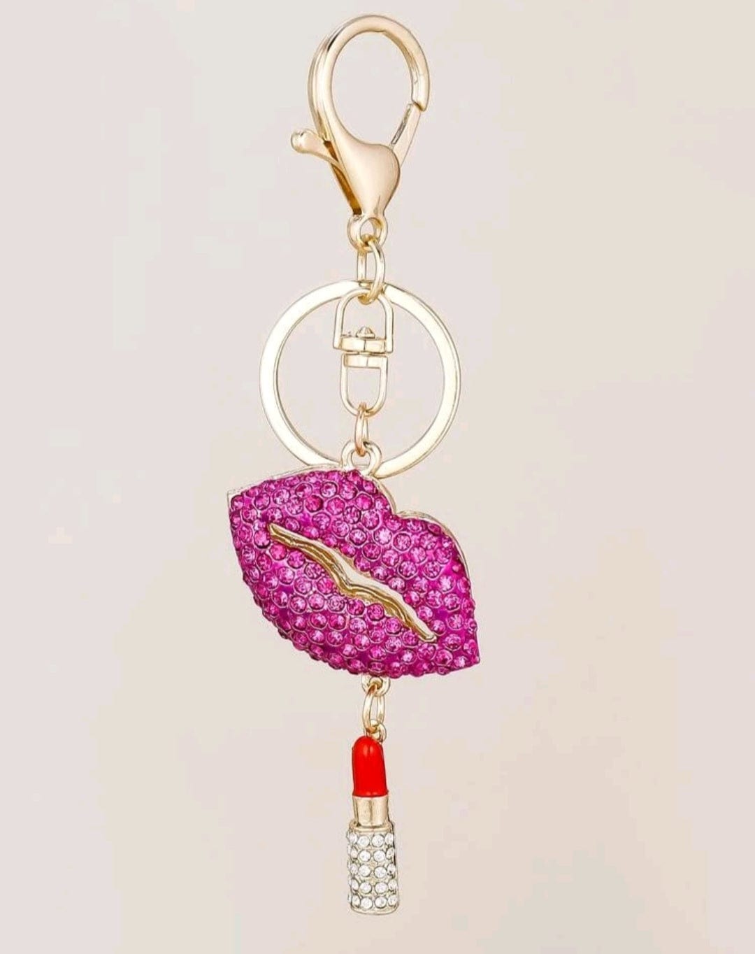 These Lips Don't Lie Keychain - The Bling Barn