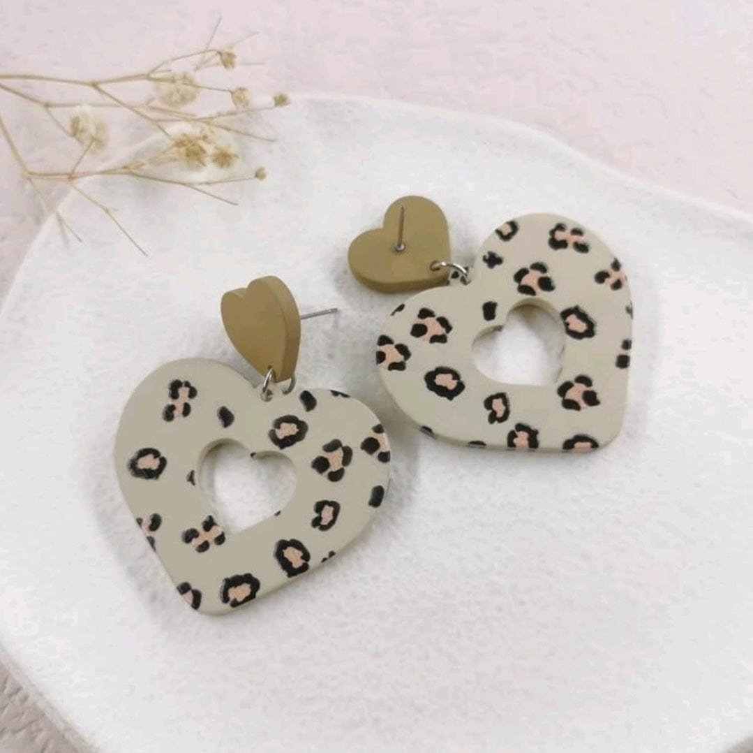 Leopard Rules My Heart Earrings - The Bling Barn