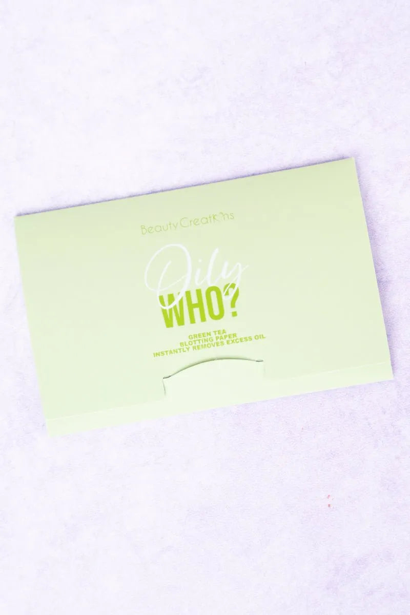 Beauty Creations Oily Who? Green Tea Blotting Paper