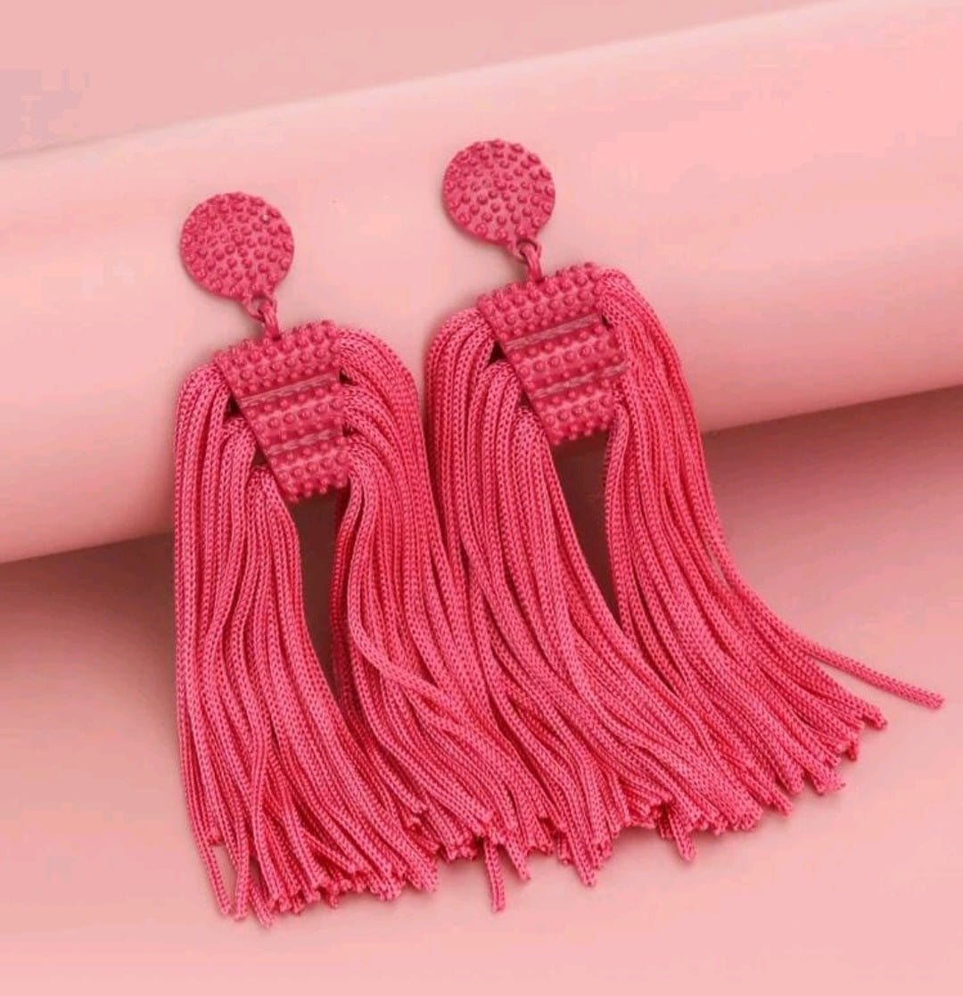 I Dance My Own Way Fringe Tassel Earrings - The Bling Barn