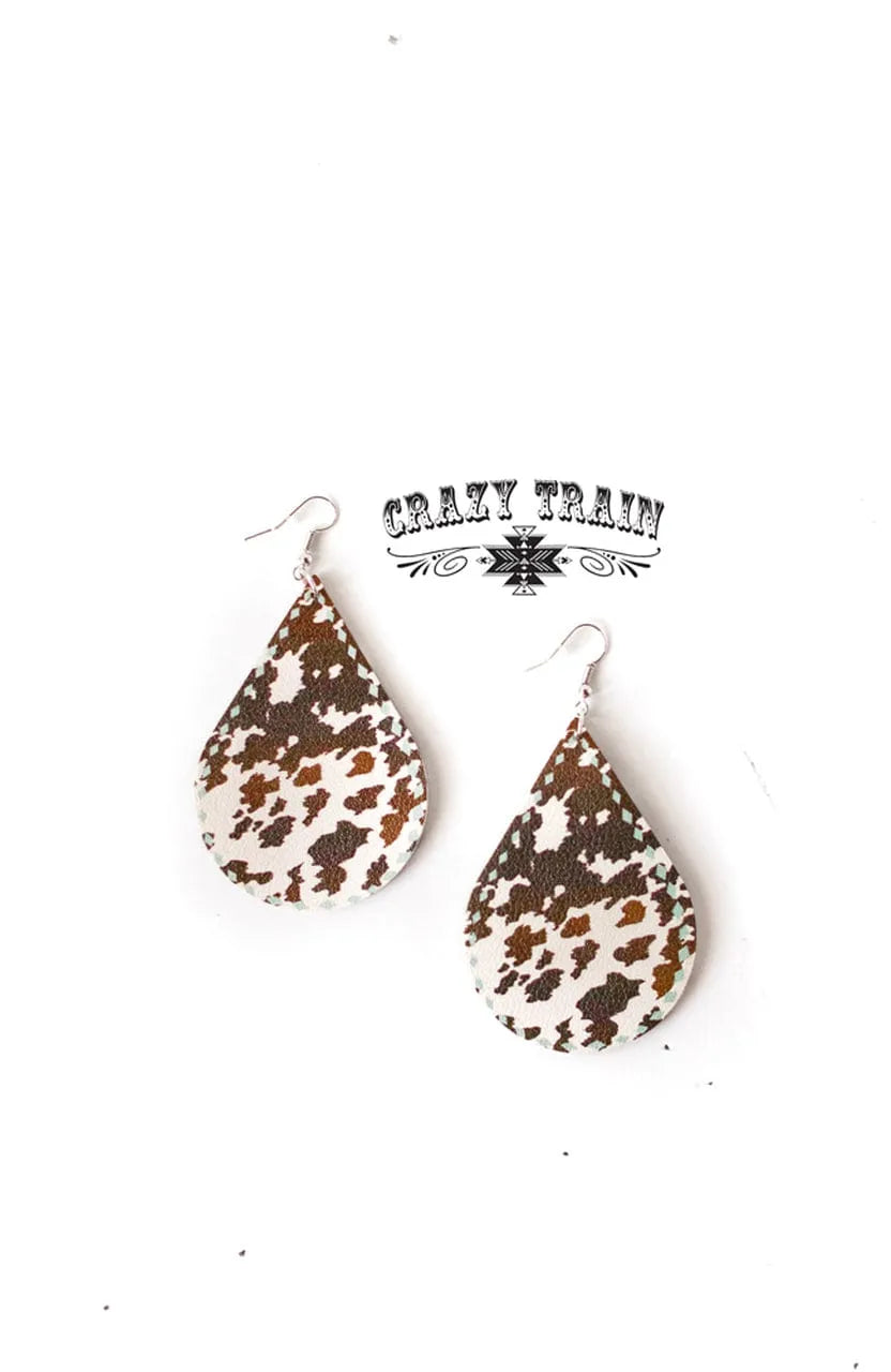 Crazy Train Longhorn Lady Earrings - The Bling Barn