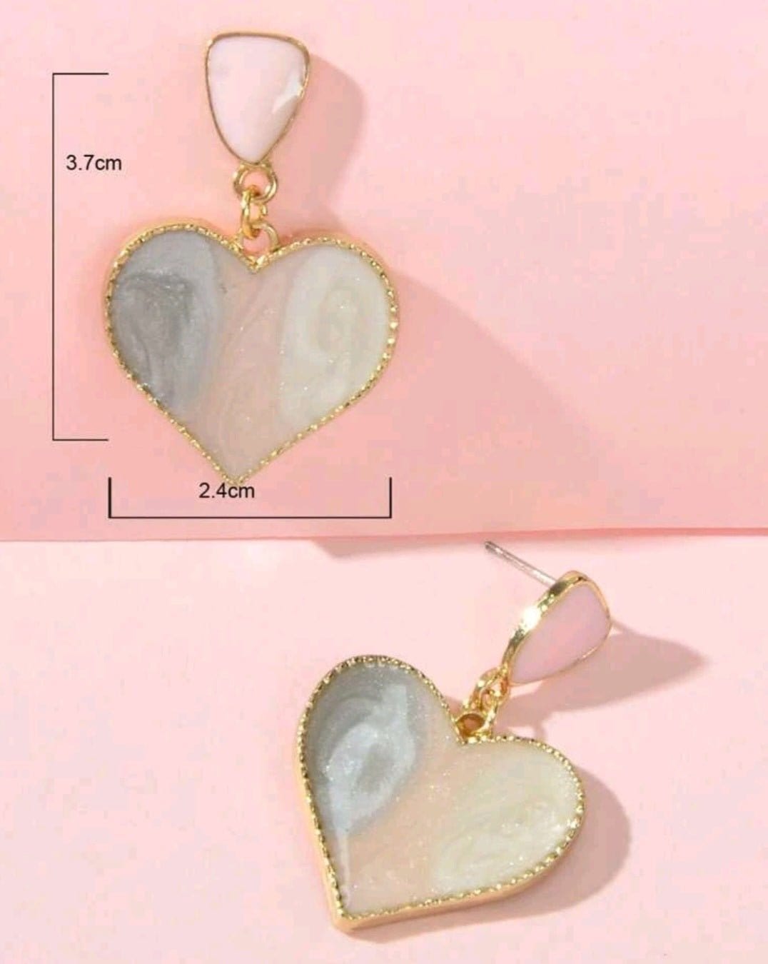 My Heart Shines for You Earrings - The Bling Barn