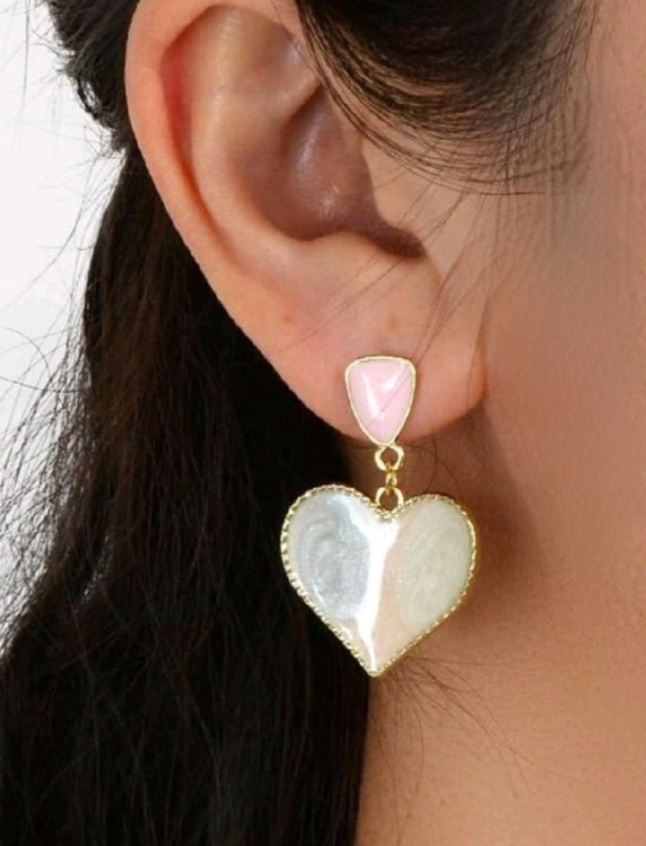 My Heart Shines for You Earrings - The Bling Barn