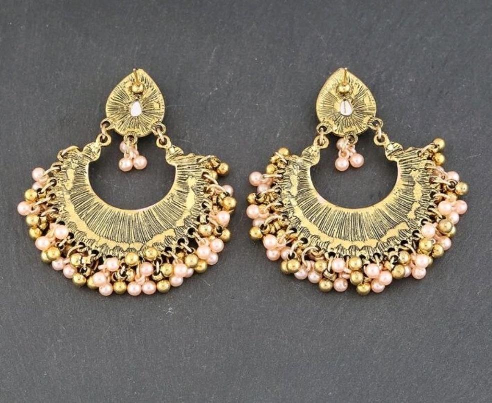 Pink Passion Fanned Out Earrings - The Bling Barn