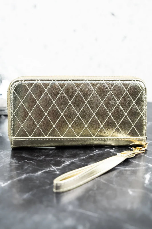 Taytum Quilted Wristlet Wallet