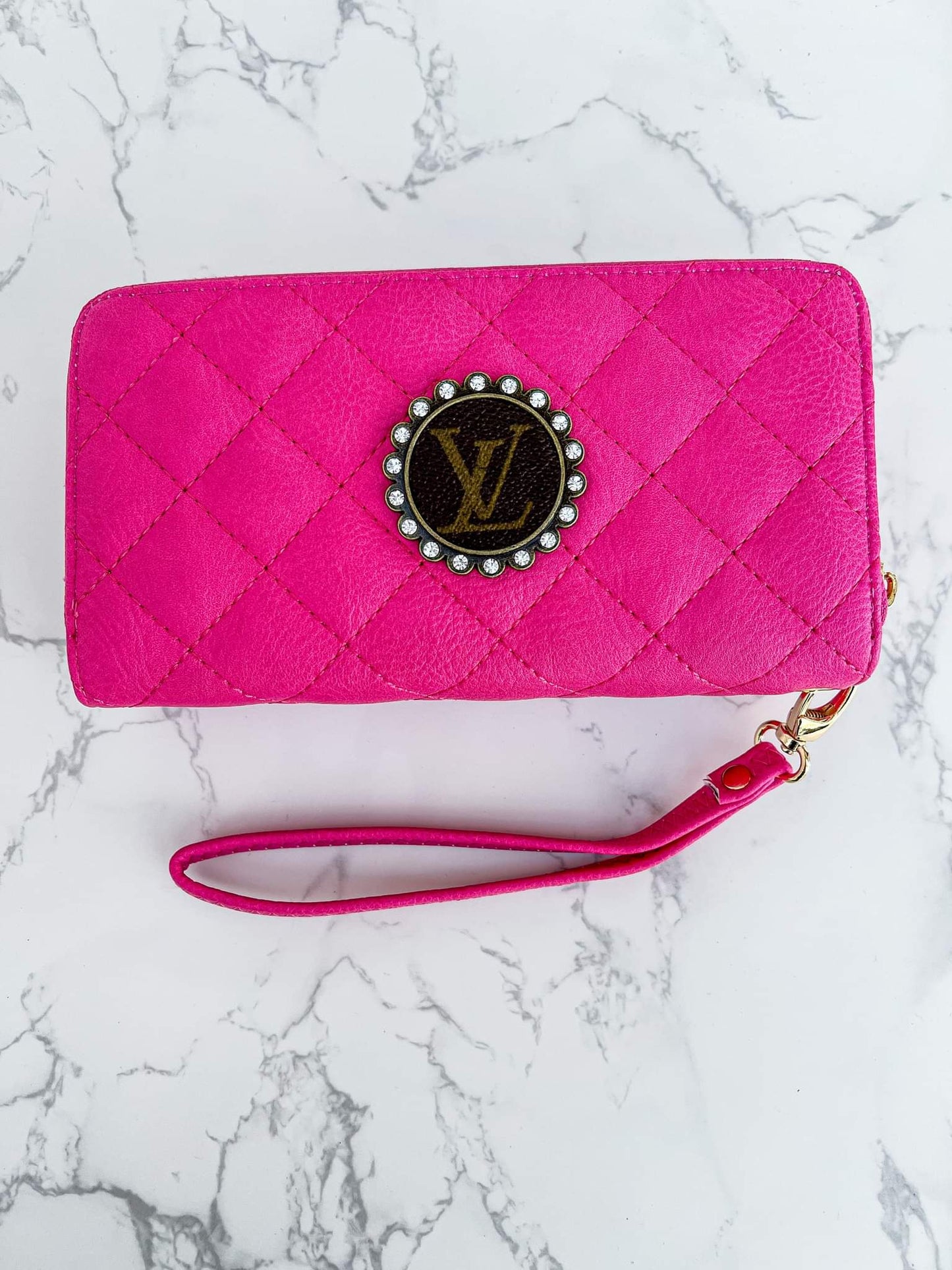 She's The Top Of The Line Hot Pink Wallet - The Bling Barn