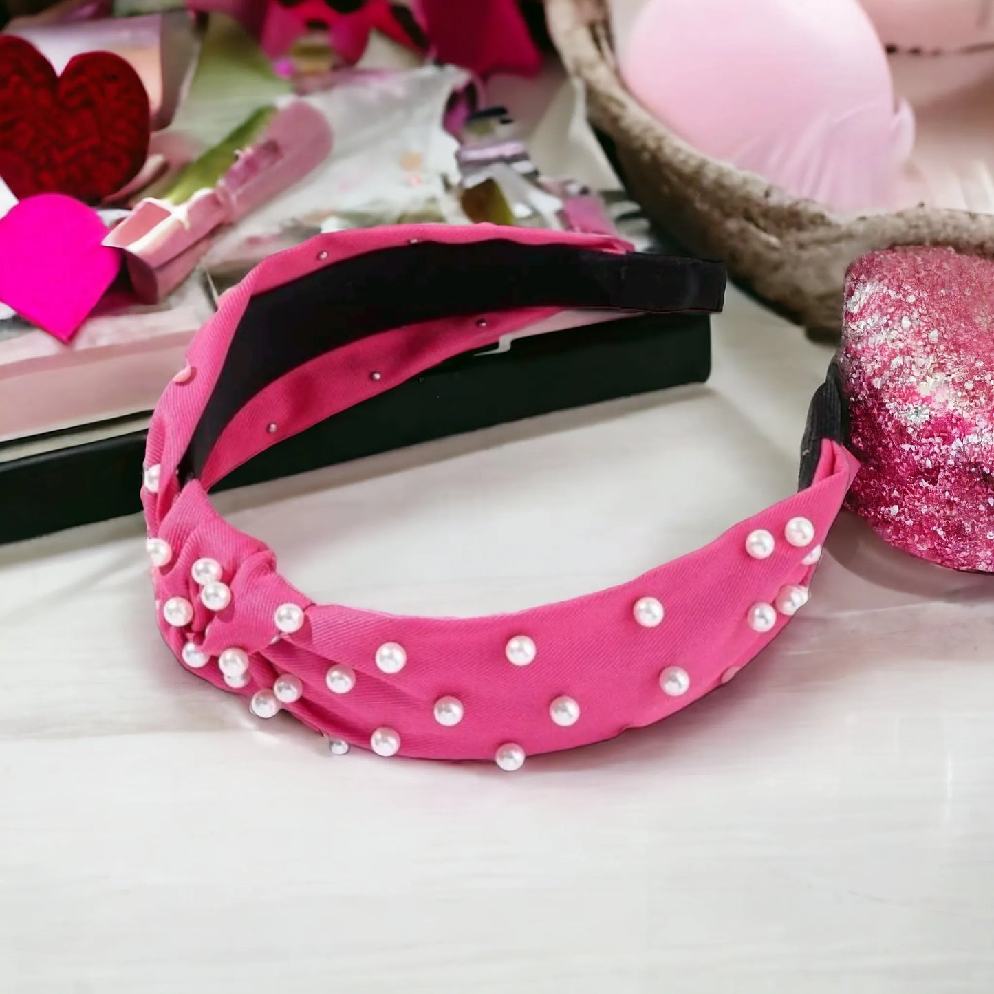 Love, Class & Sass Pearl Embellished Headbands