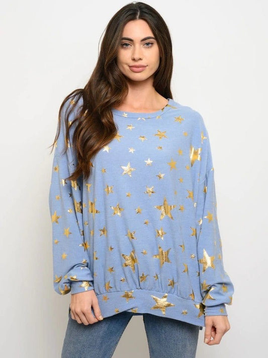 Take A Look At The Stars Pullover - The Bling Barn