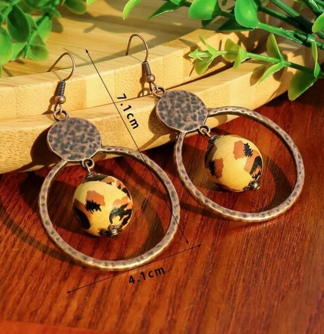 The Eye of The Leopard Earrings - The Bling Barn