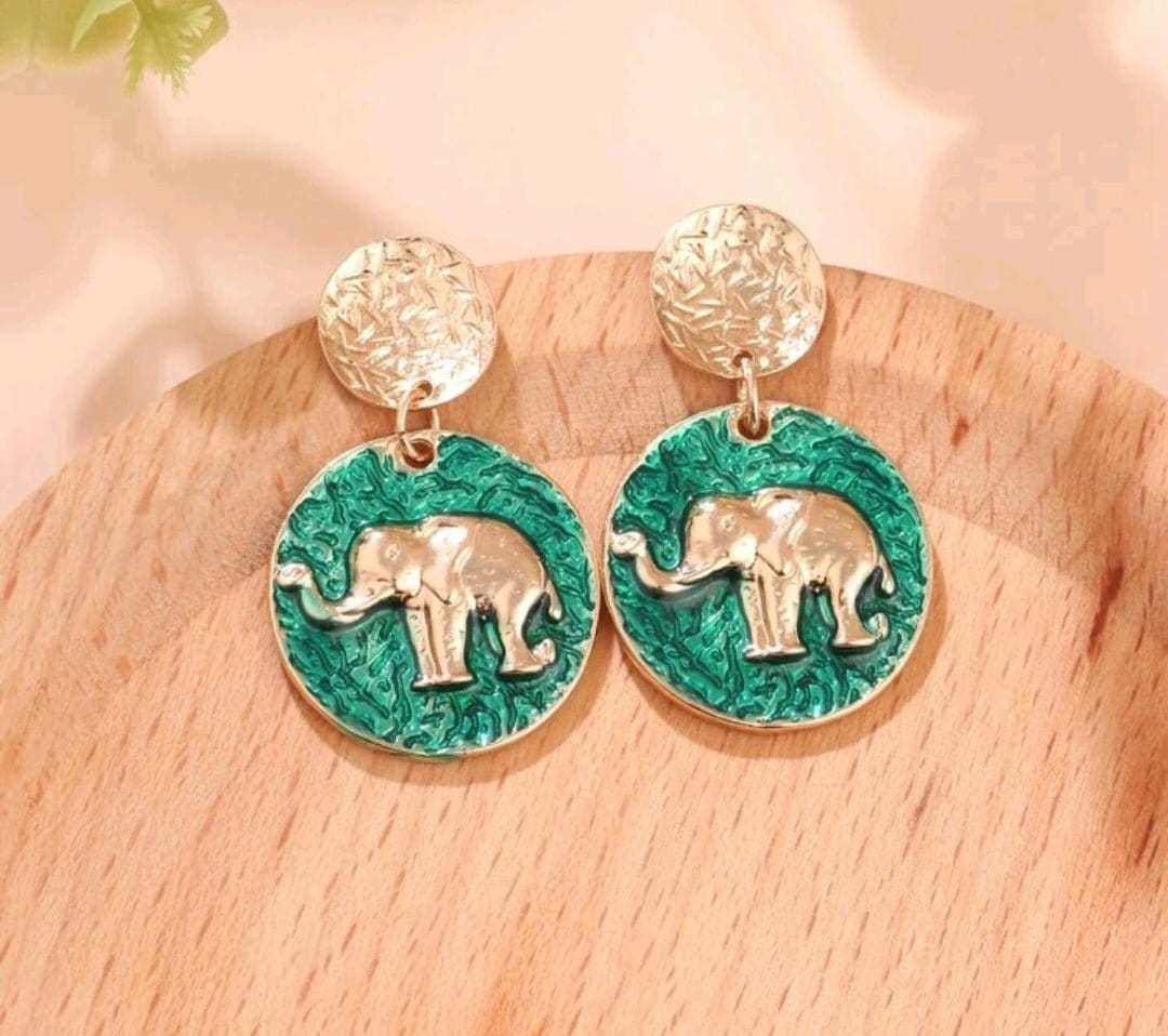 Up For An Adventure Round Modern Earrings - The Bling Barn