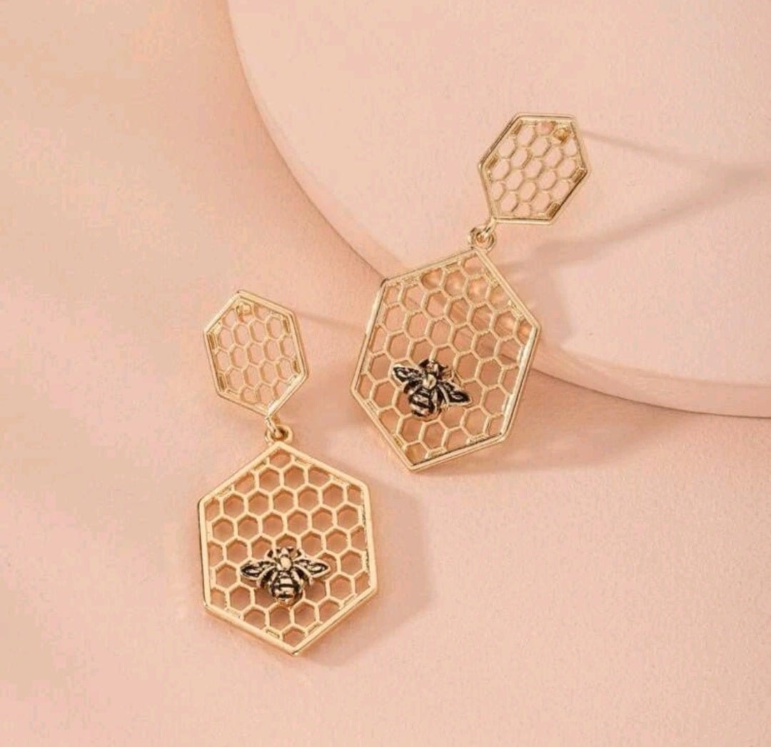 Will You Be My Honey Bee Earrings - The Bling Barn