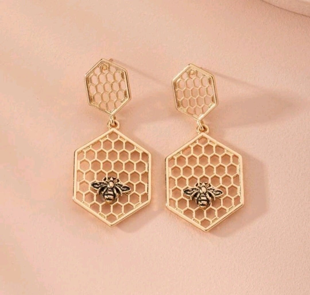 Will You Be My Honey Bee Earrings - The Bling Barn